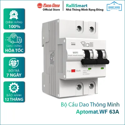 Bộ cầu dao thông minh RD.MCB.WF 2P C63
