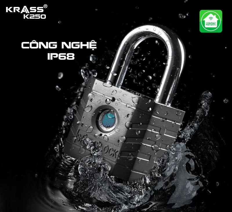 Người dùng sẽ không phải lo về vấn đề bị thất lạc chìa khóa vì đã có ổ khóa cảm ứng vân tay vạn năng