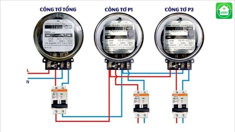 Đồng hồ điện 1 pha