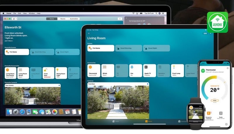 Bạn chỉ cần vào ứng dụng Apple Home quét mã là có thể dễ dàng sử dụng