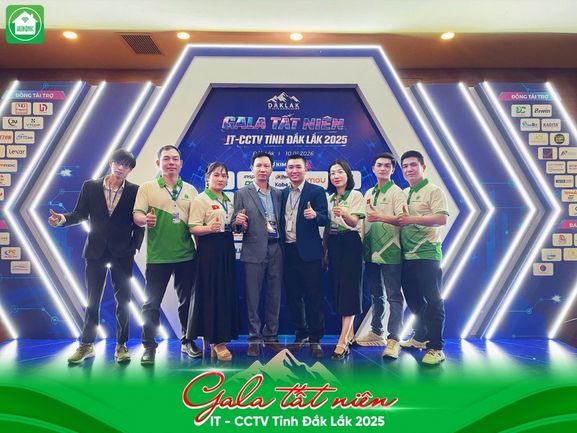 Hunonic cùng NPP GNA Đắk Lắk đồng hành tại Gala Tất Niên IT-CCTV 2025
