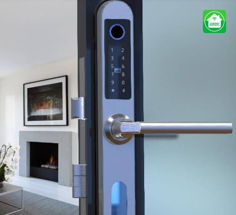 Khóa cửa vân tay Goodum E69 được thiết kế gọn nhẹ, hiện đại và phong cách