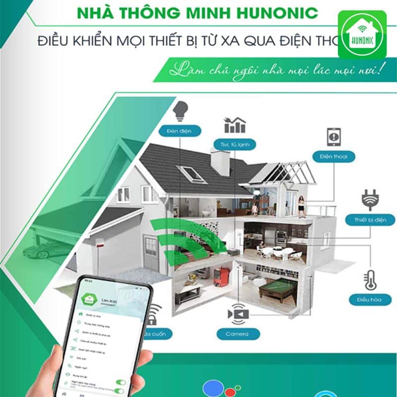 Hunonic giúp mọi người trải nghiệm được tiện ích của nhà thông minh