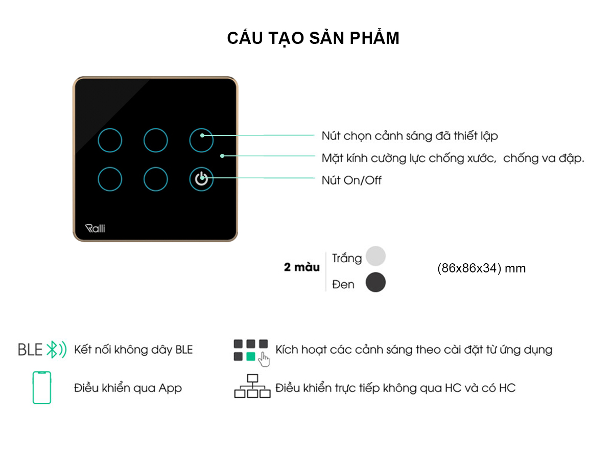Bảng điều khiển cảnh RD-SC06.V 6