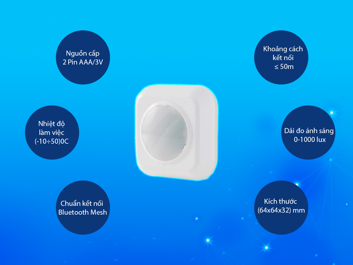 Bộ cảm biến ánh sáng CB03.LS.BLE (DC) 2
