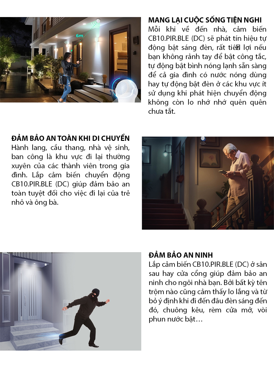 Công tắc cảm biến chuyển động thông minh 3