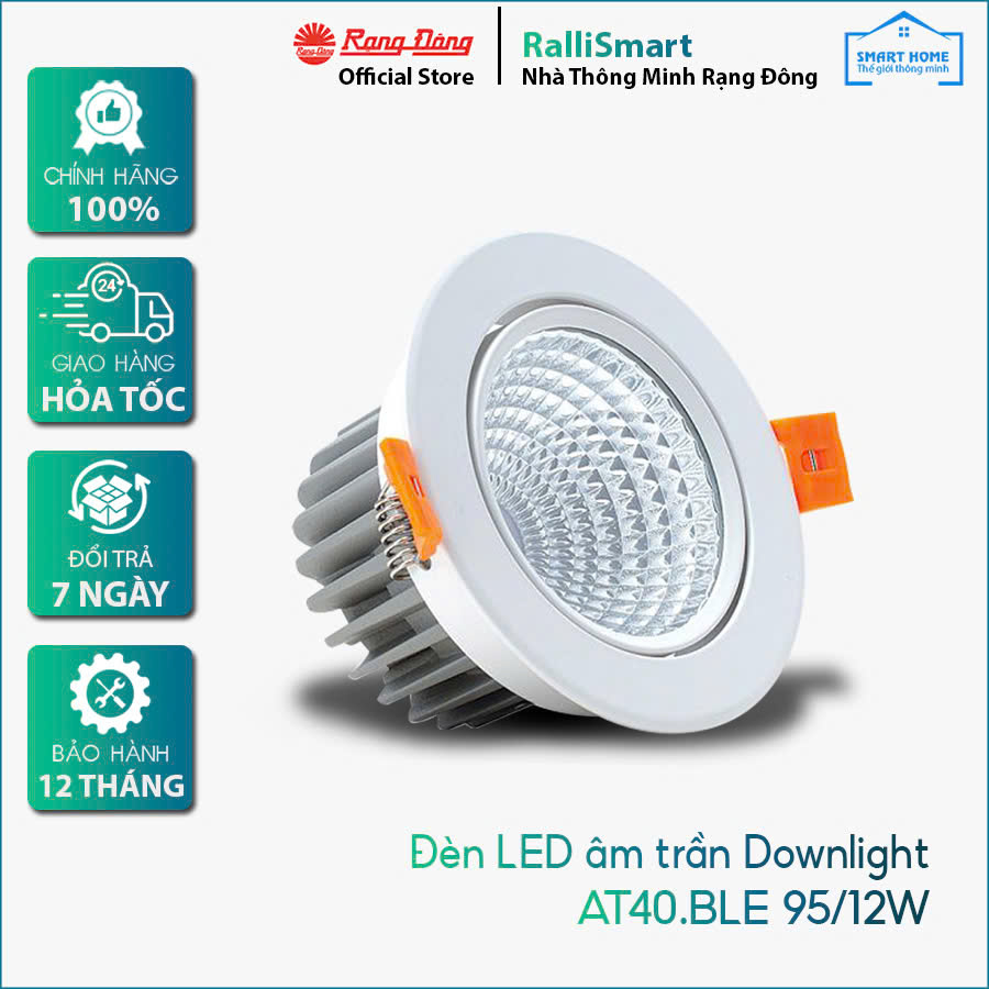 Đèn LED âm trần Downlight thông minh xoay góc