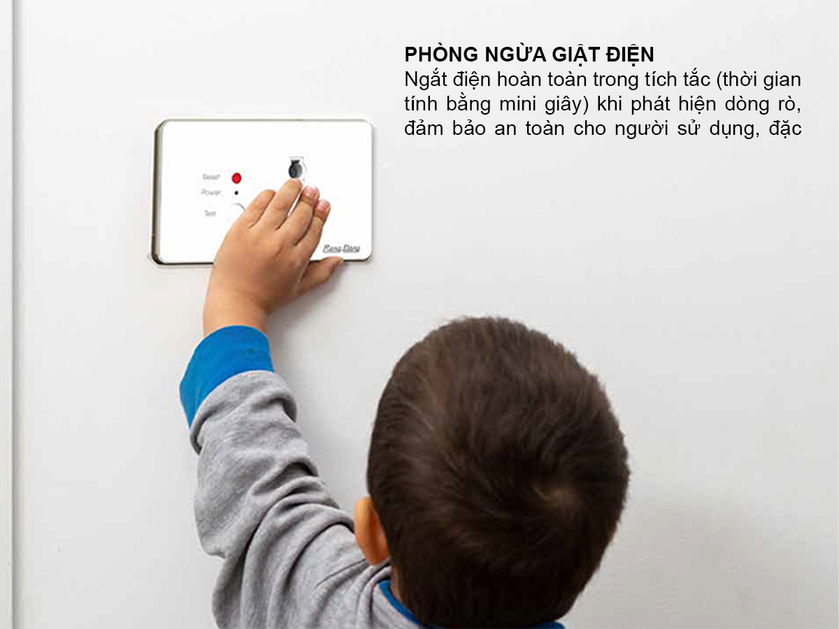 Ổ cắm âm tường chống giật 2